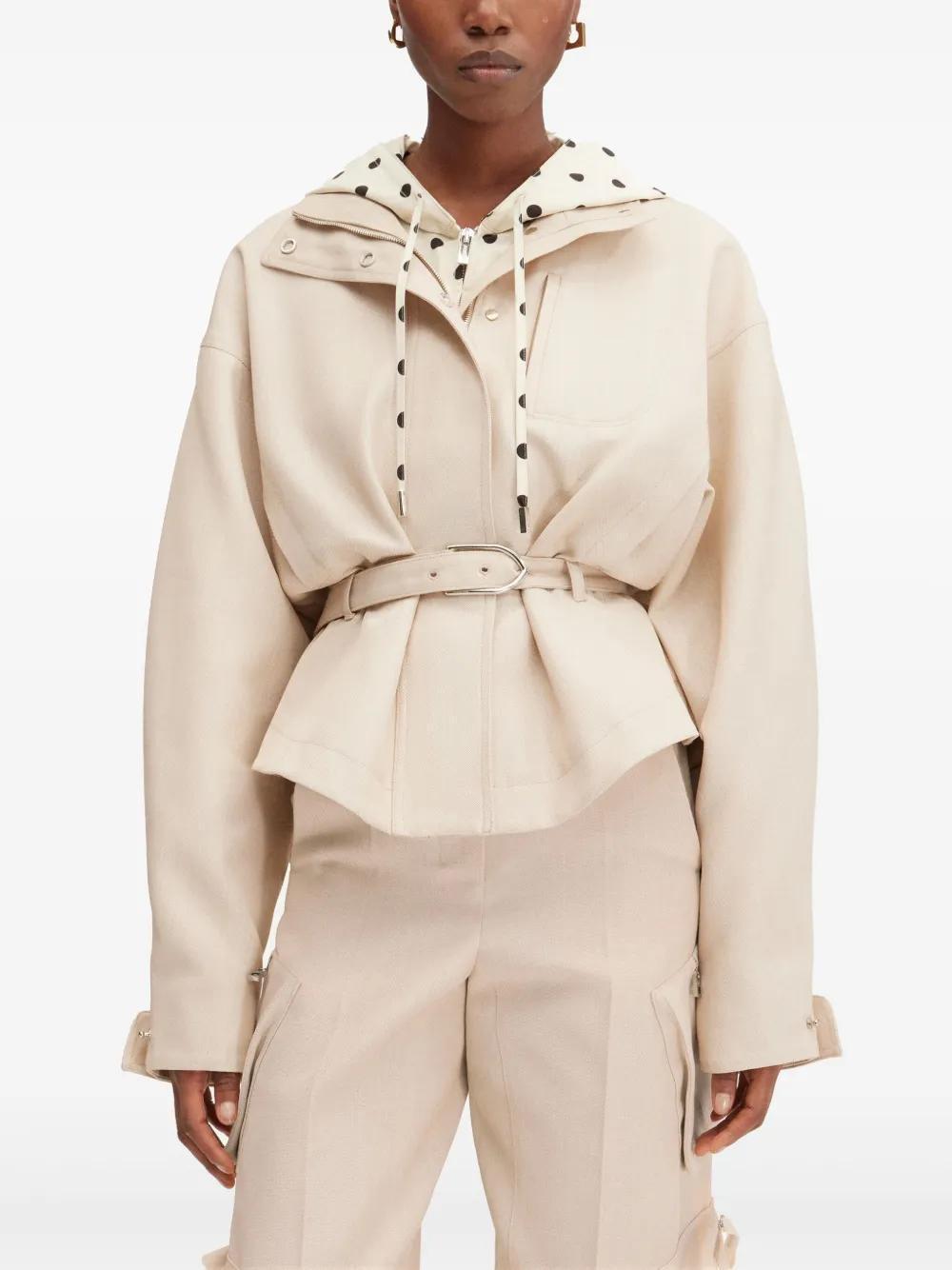 belted jacket  Product Image