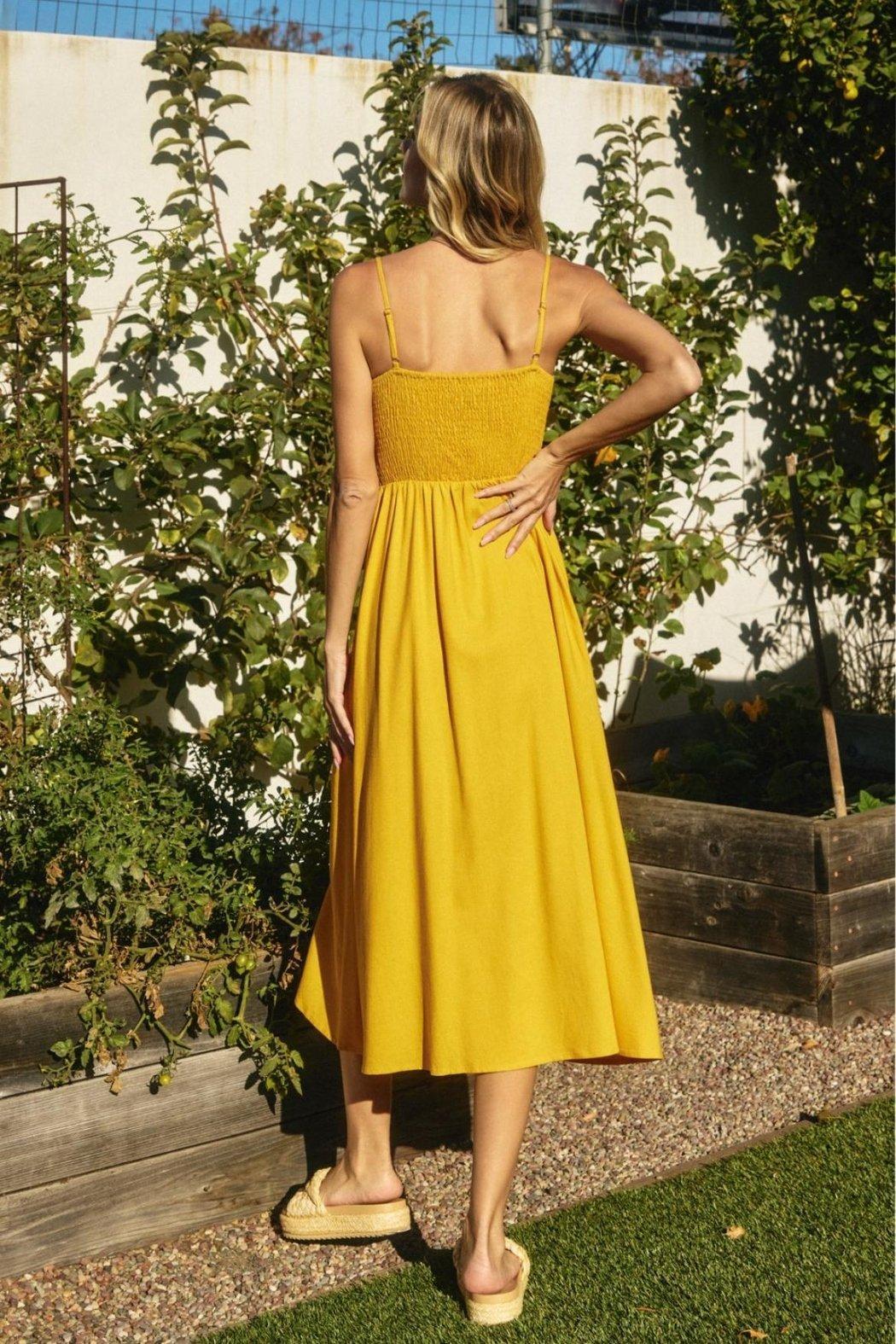 Marigold Midi Dress Product Image
