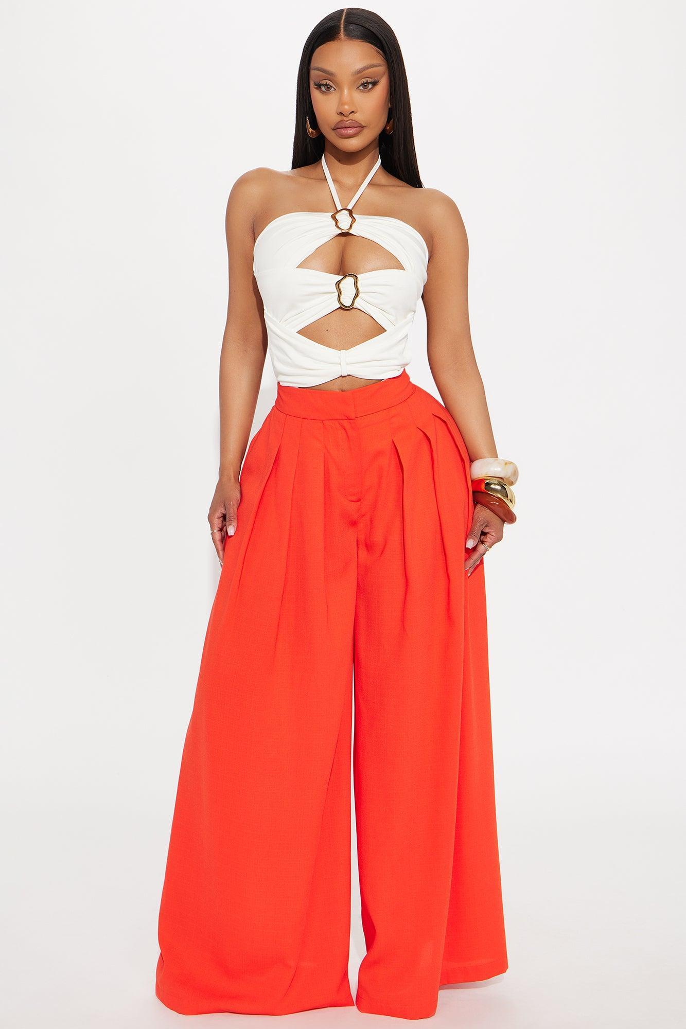 Estelle Halter Cut Out Bodysuit - Ivory Product Image