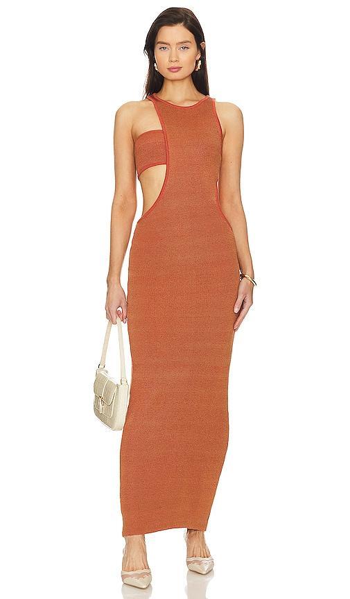 Julia Cut Out Maxi Dress Baobab Product Image