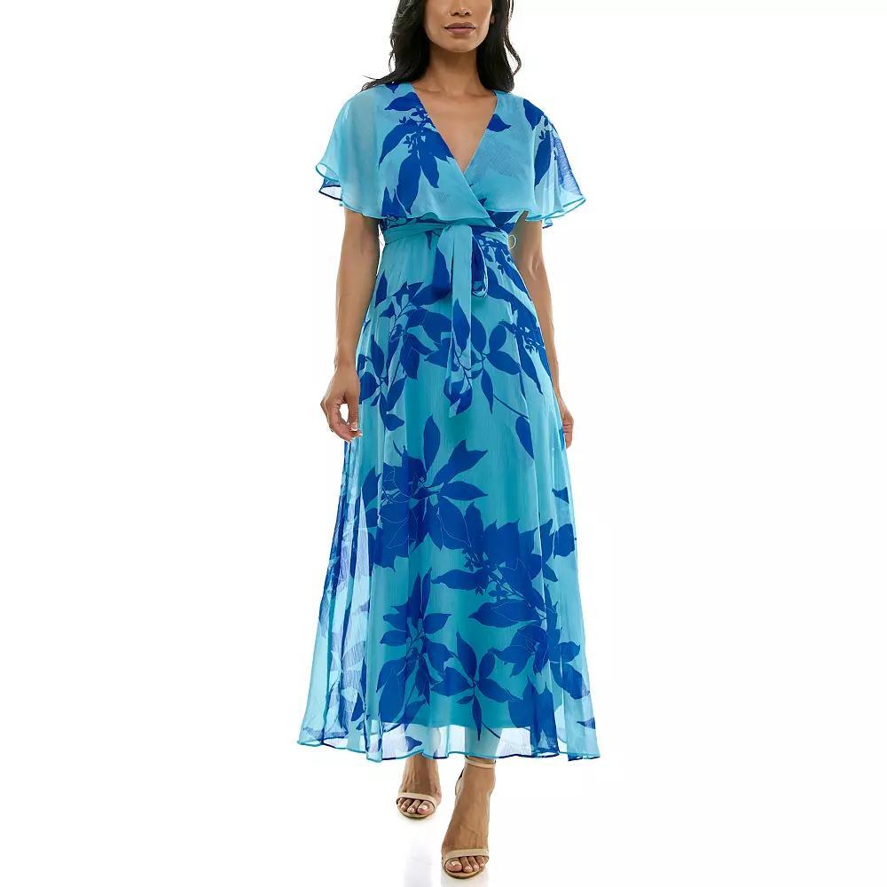 Women's Maison Tara Capelet Maxi Dress Dress, Size: 12, Royal Product Image