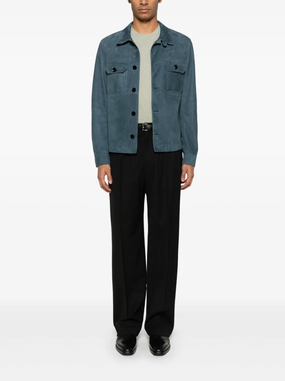 suede shirt jacket Product Image