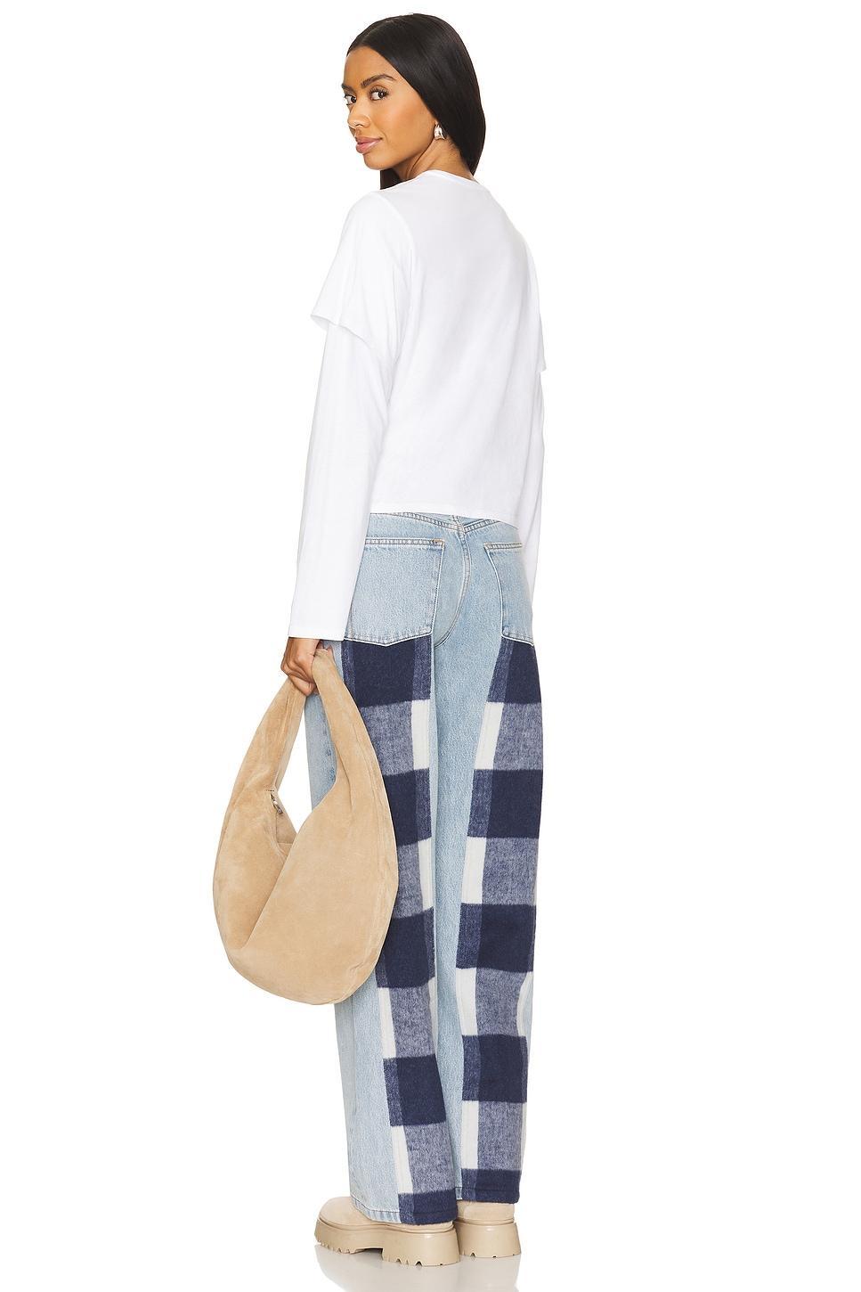 Navy Plaid Stripe Everyday Straight Leg Product Image
