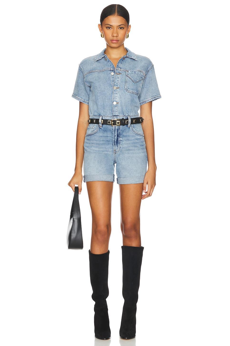 Short Sleeve Romper Hudson Jeans Product Image
