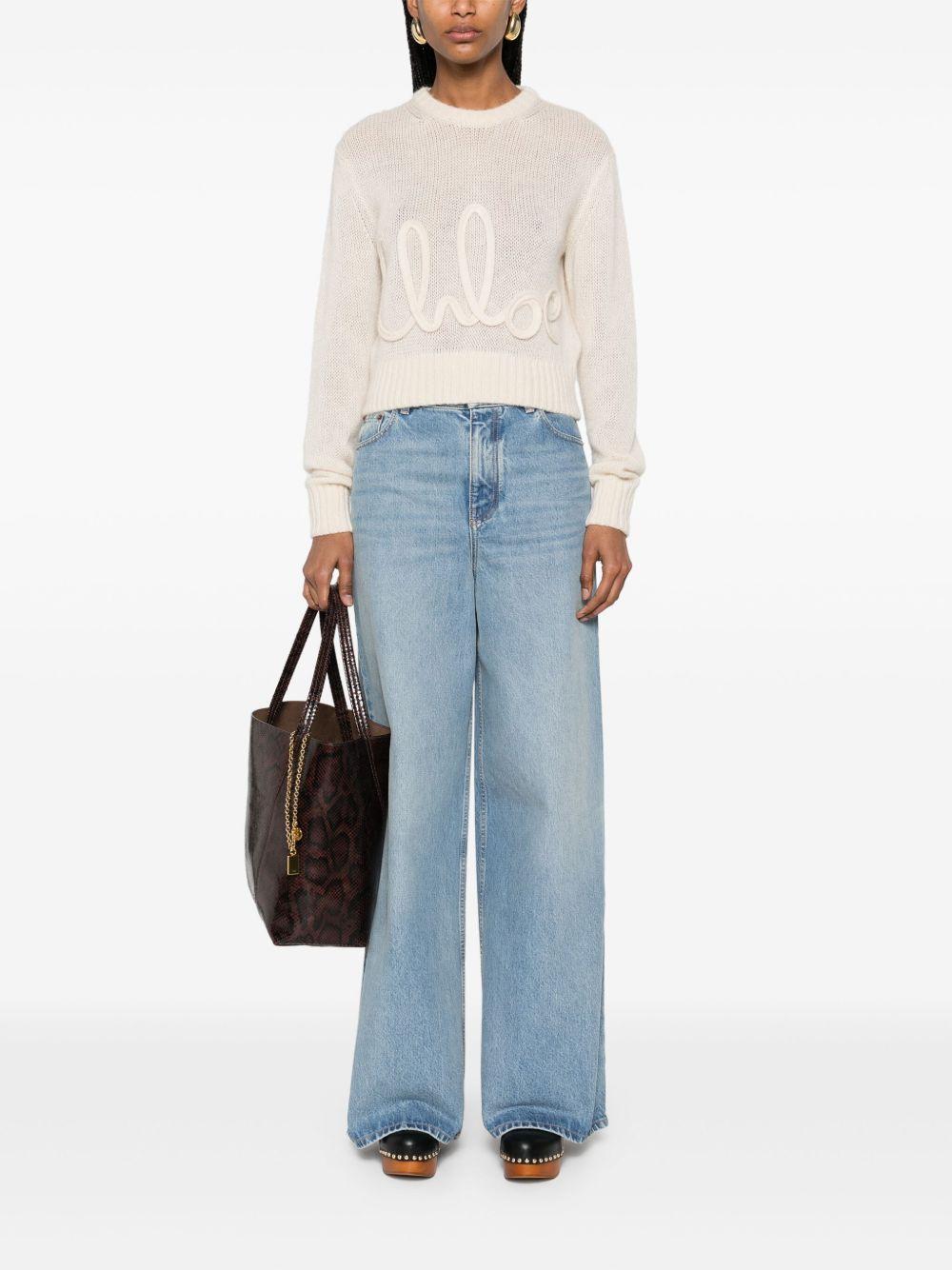 logo-patch jeans Product Image