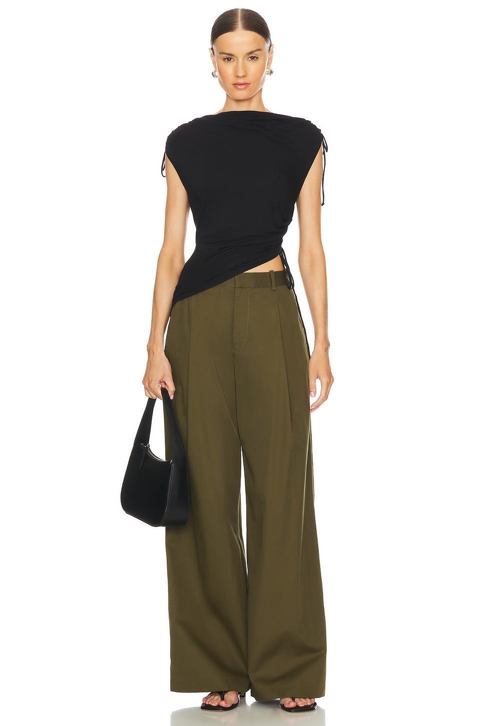 Pleated Wide Leg Pant FRAME Product Image