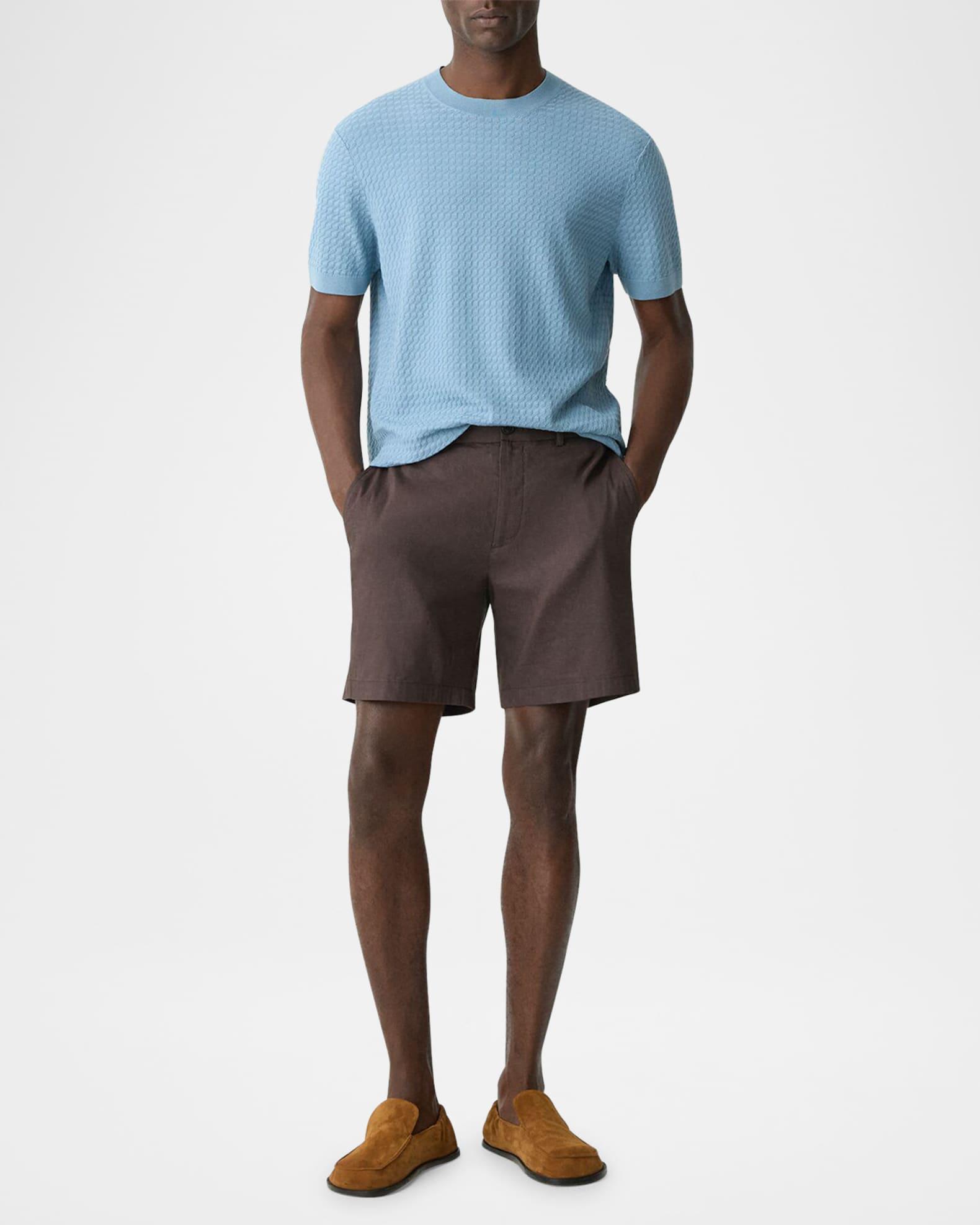 Men's Damian Textured Knit Short-Sleeve Sweater Product Image