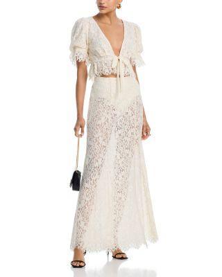 Wayla Lace Elbow Sleeve Top Product Image