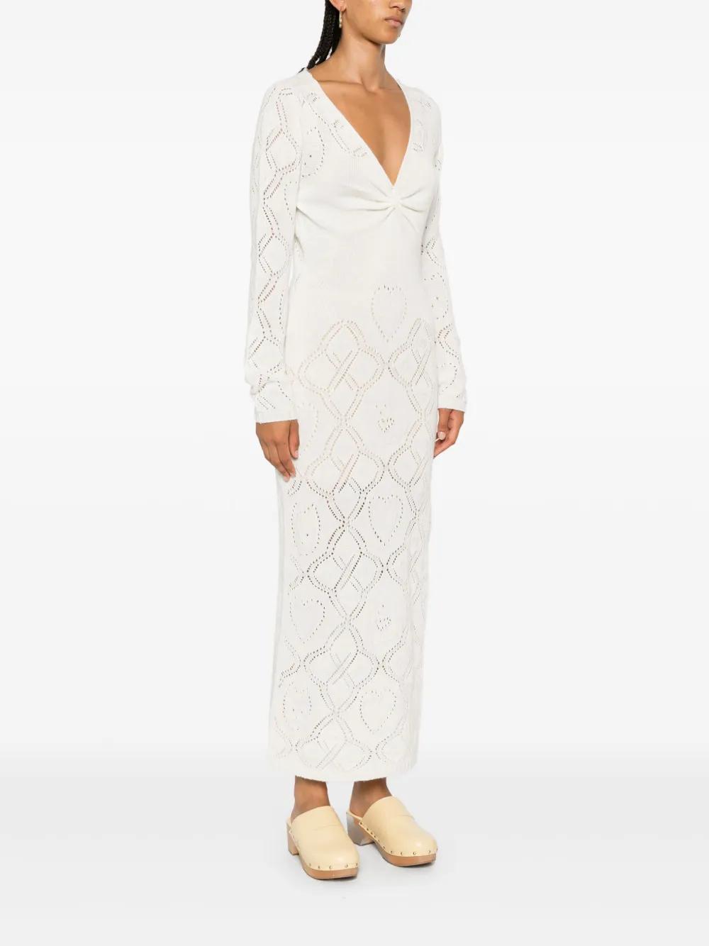 pointelle-knit maxi dress Product Image
