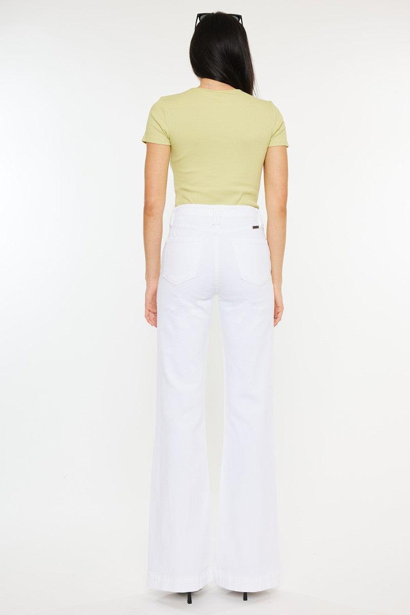 High rise wide flare jeans Product Image