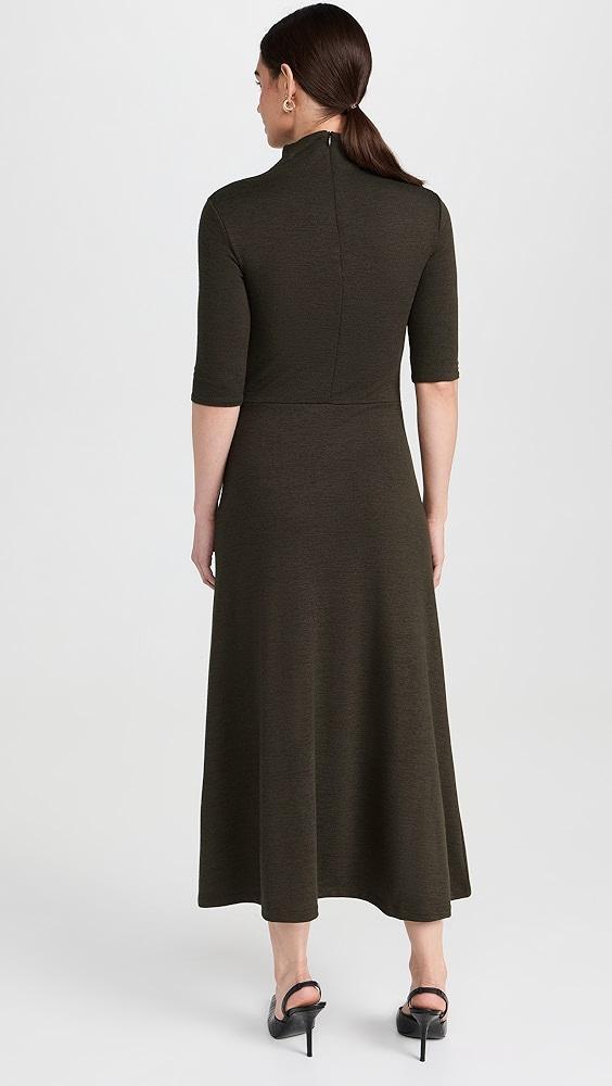Vince Elbow Sleeve Turtleneck Dress | Shopbop Product Image