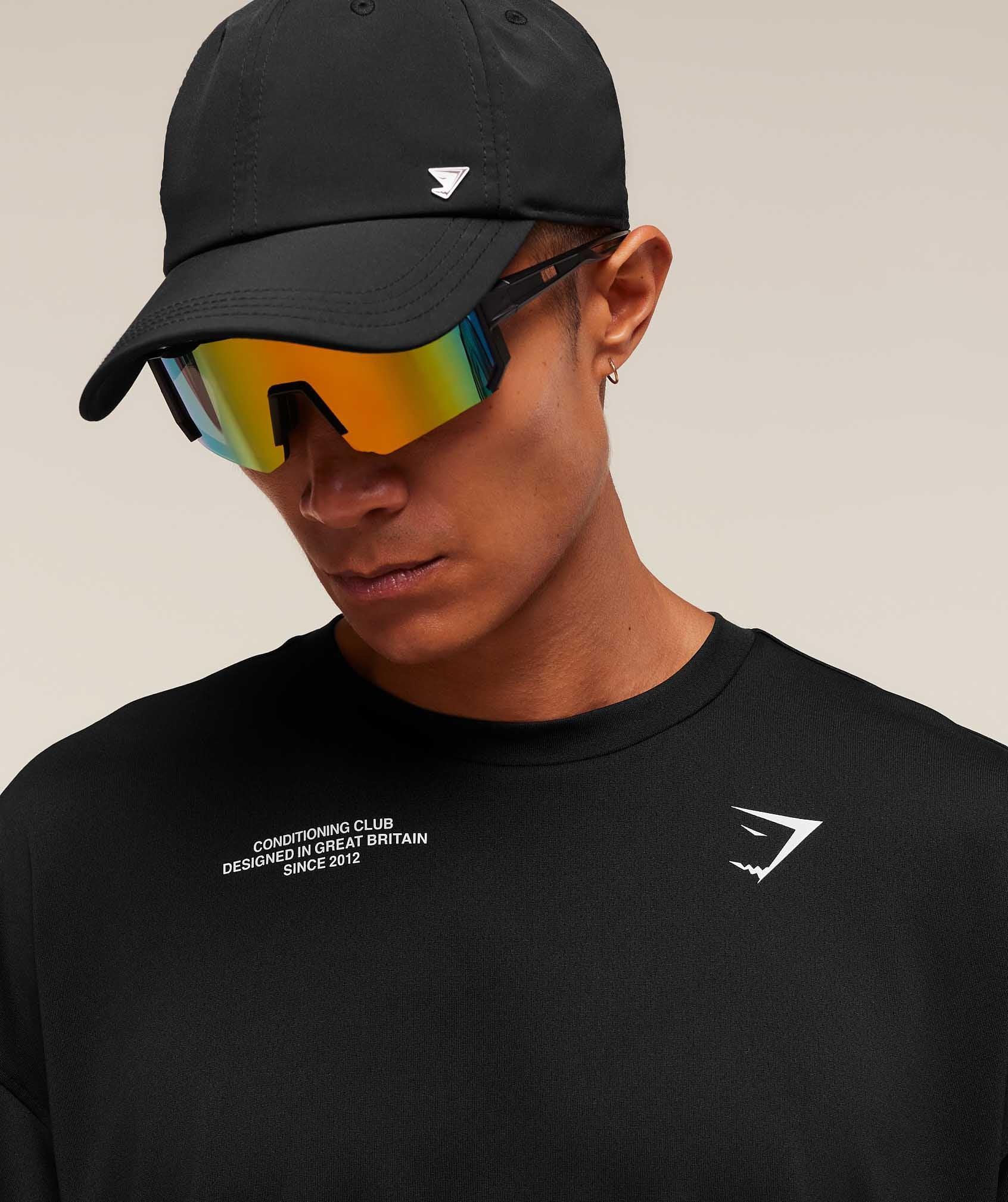 Gymshark Conditioning Club Oversized T-Shirt - Black Male Product Image