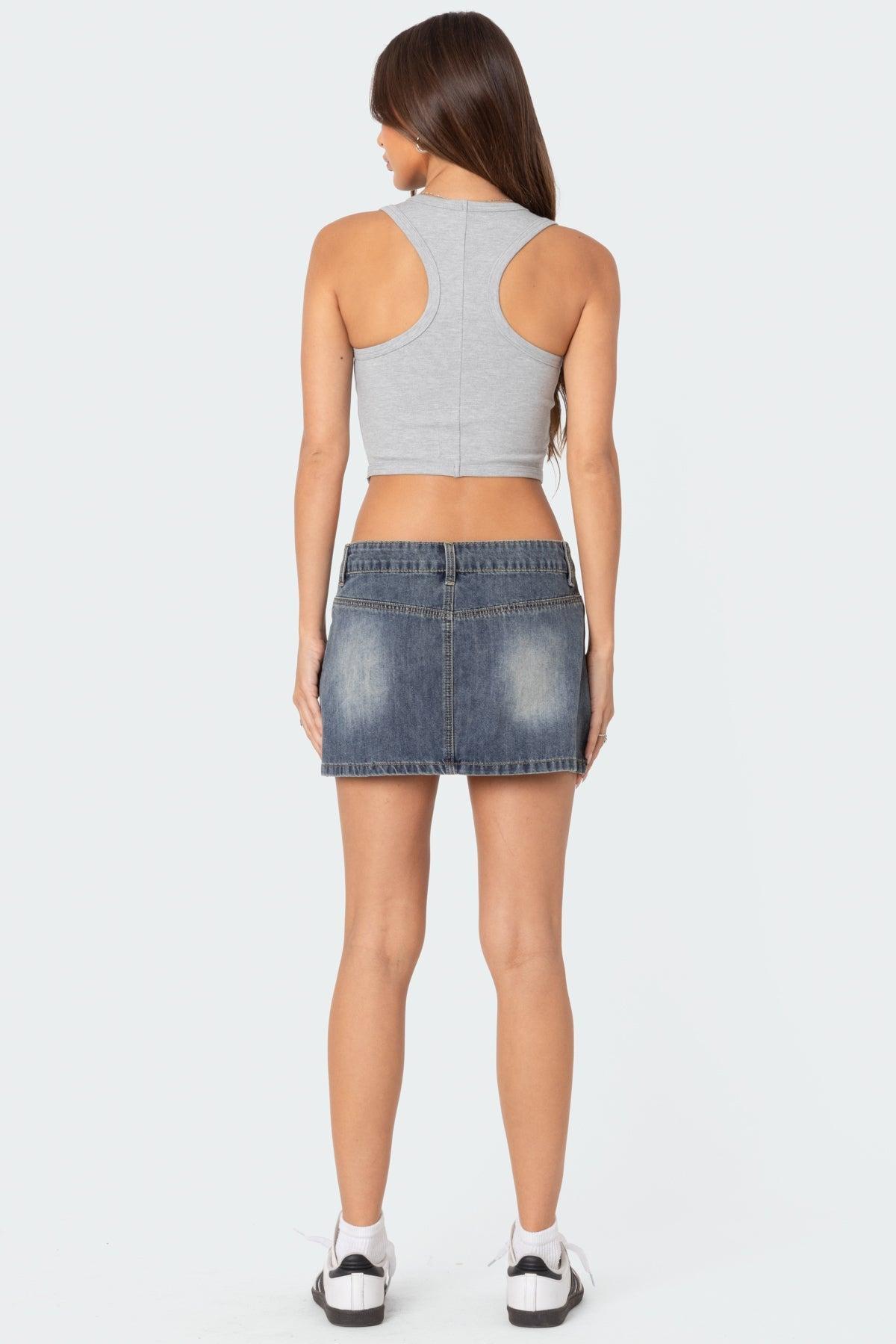Dipped Racer Back Tank Top Product Image