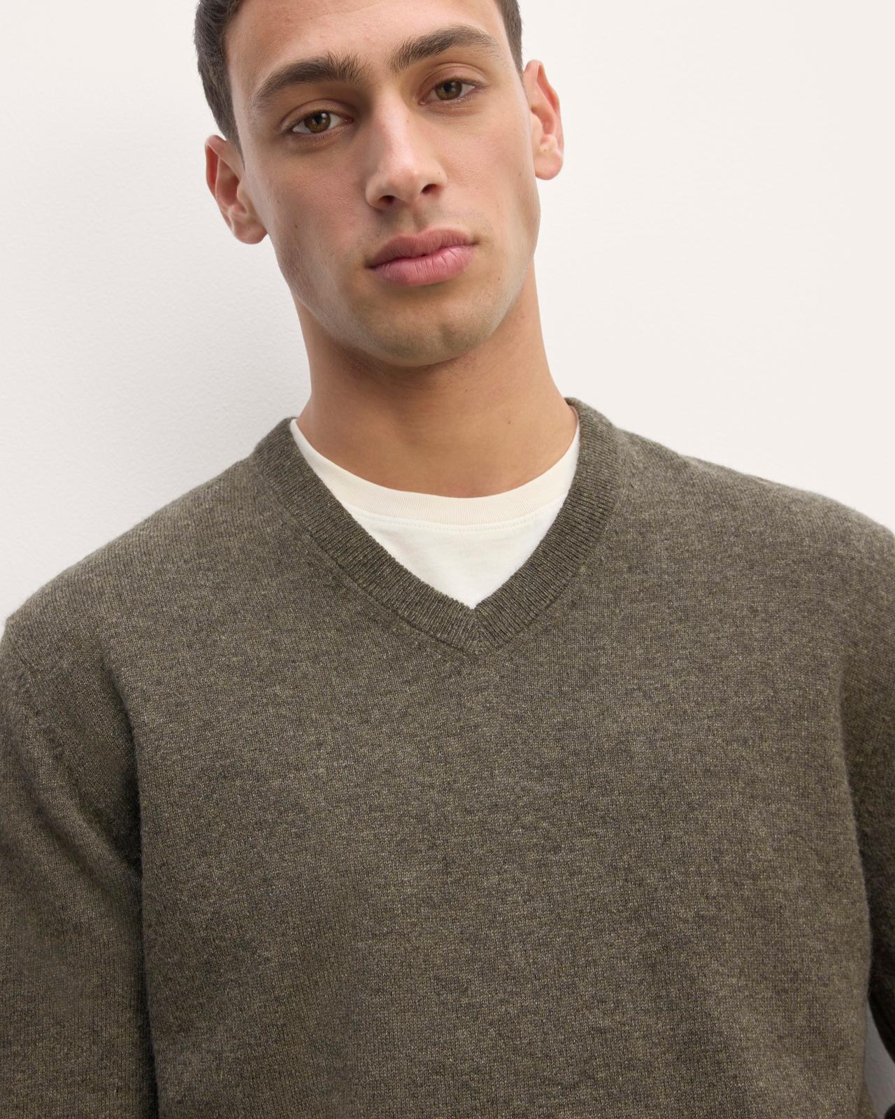The Cashmere V-Neck Sweater Product Image