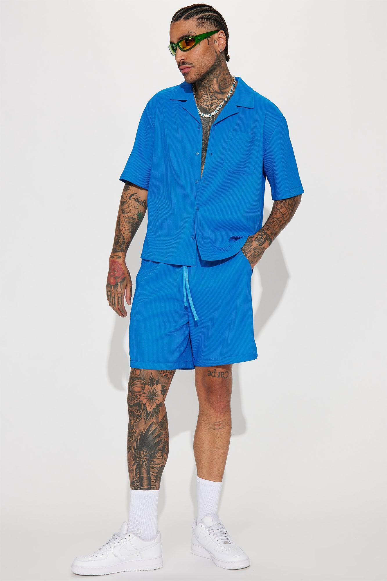 Show Up Basketball Short - Blue Product Image