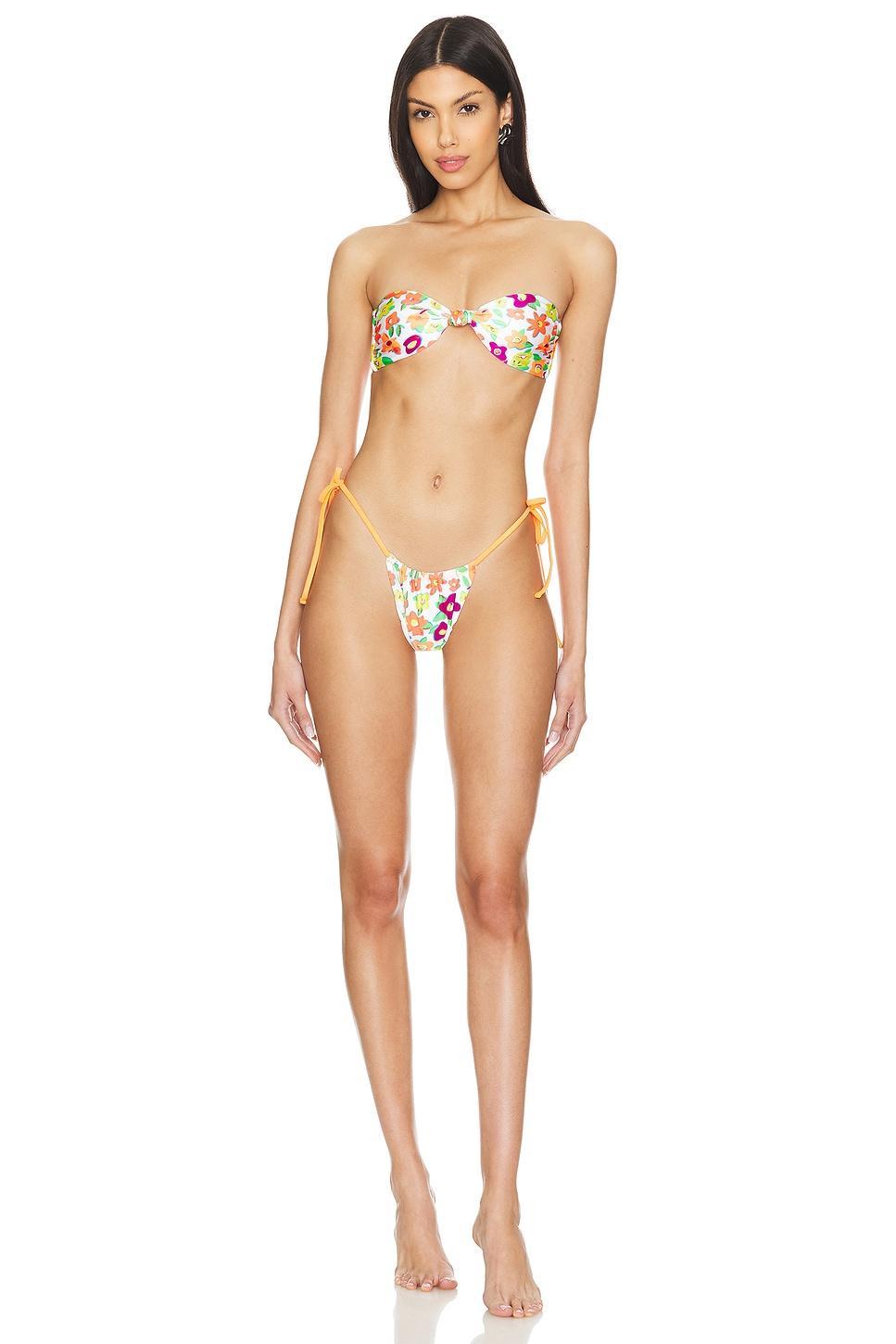 Crescent Satin Top Frankies Bikinis Product Image