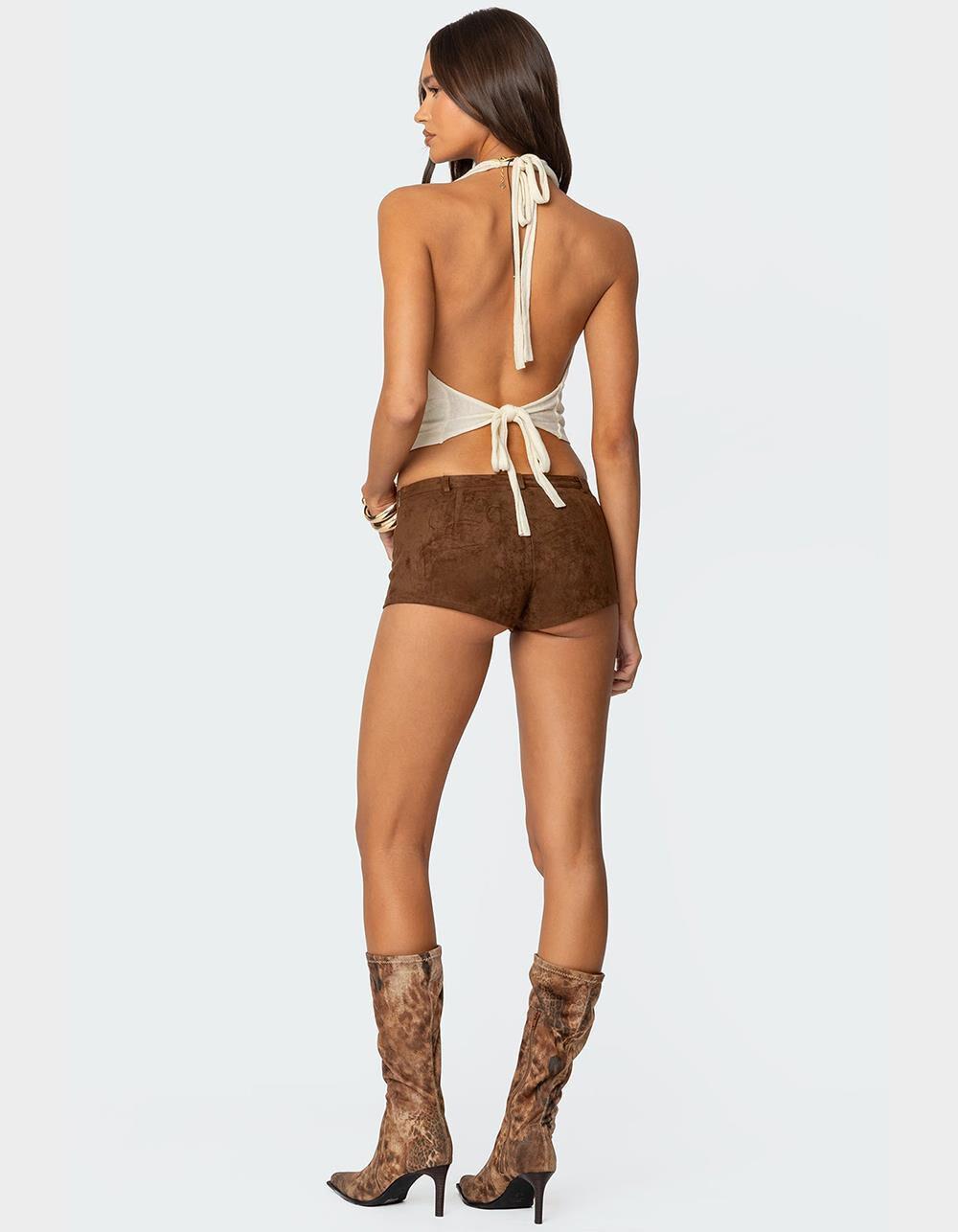 EDIKTED Kia Cowl Neck Knit Top Product Image