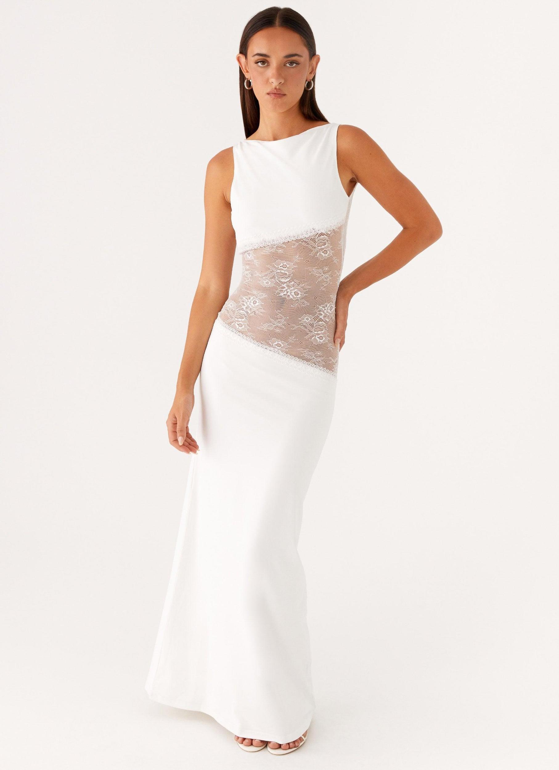 Lucinda Maxi Dress - White Product Image