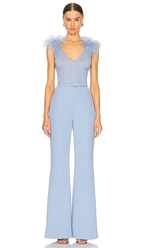 Sleevesless Lace Jumpsuit Nadine Merabi Product Image