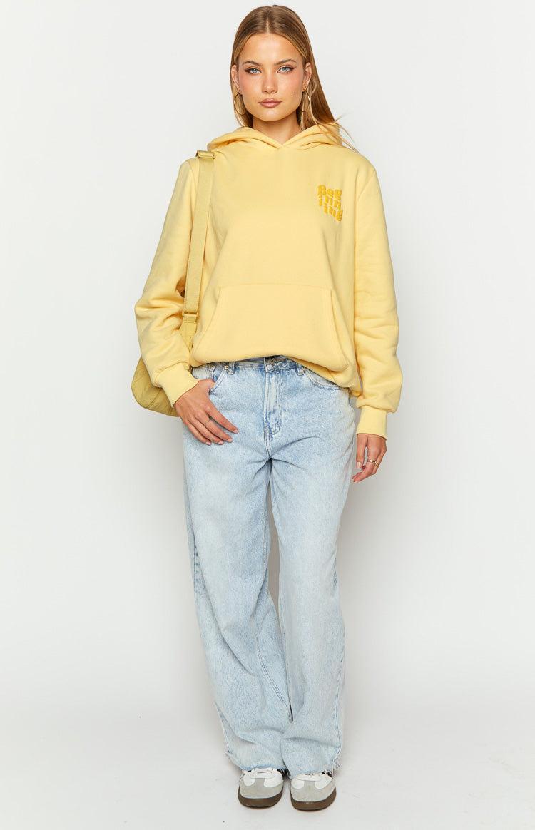 Beginning Yellow Snuggle Bubble Hoodie Product Image
