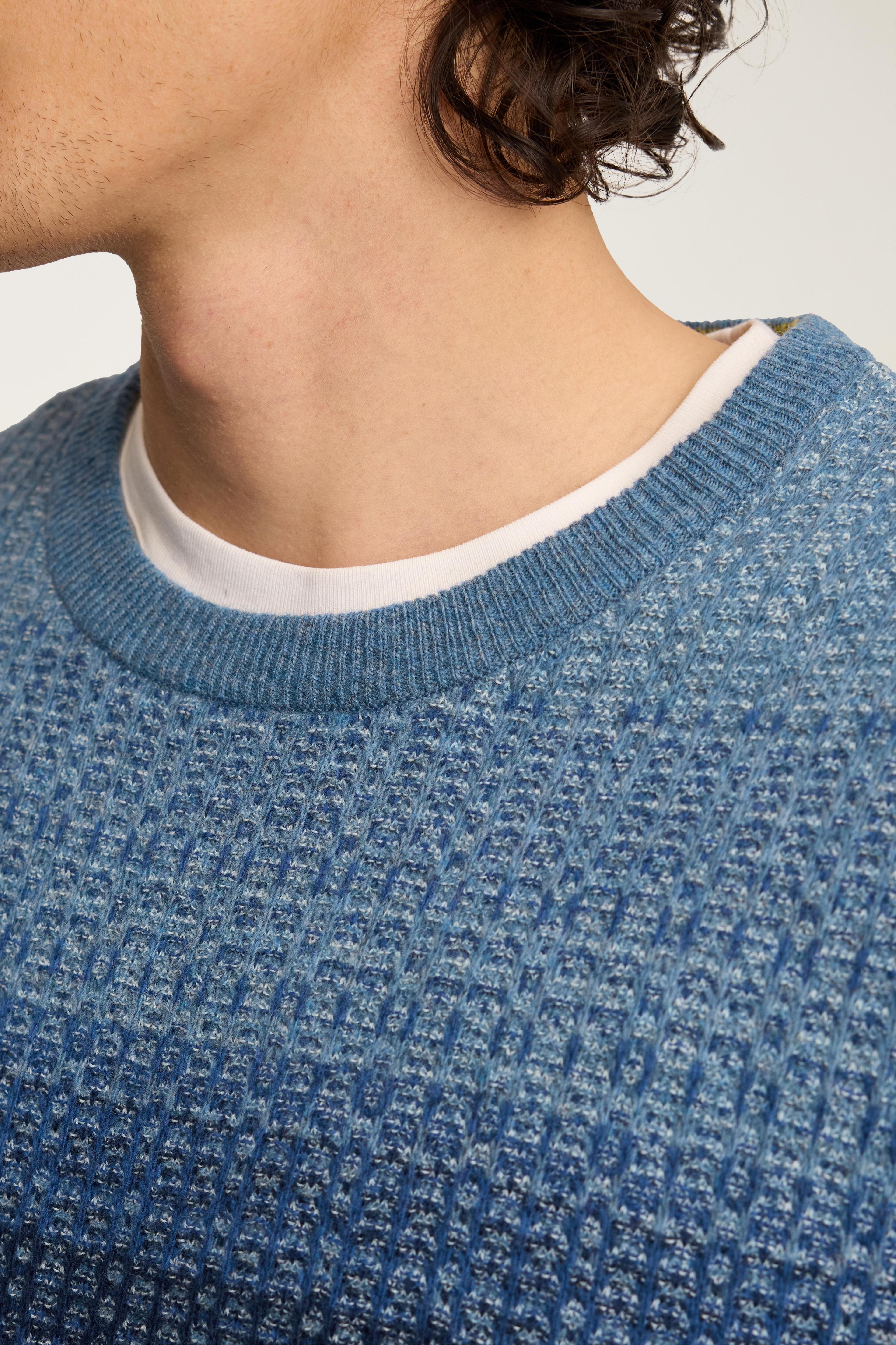Ombre Crew Neck Sweater Product Image