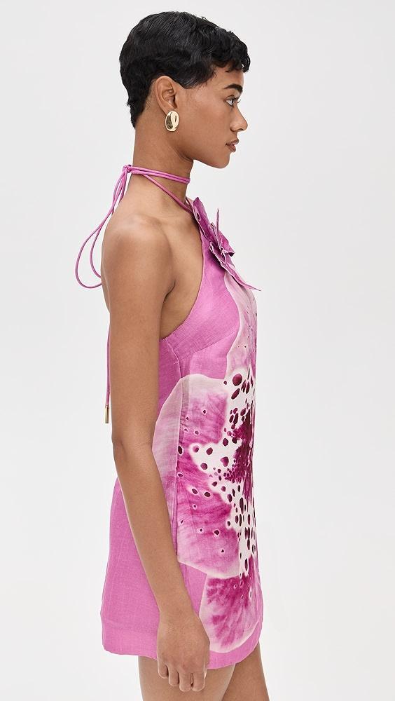AMUR Everlee Orchid Print Mini Dress | Shopbop Product Image