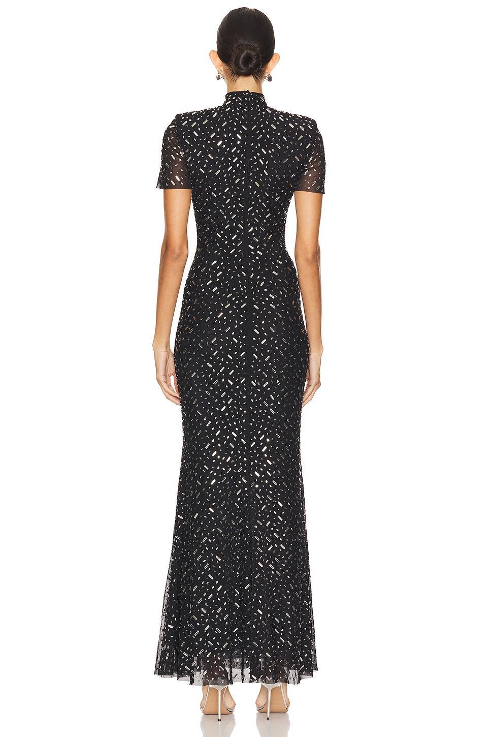 Square Rhinestone Maxi Dress self-portrait Product Image