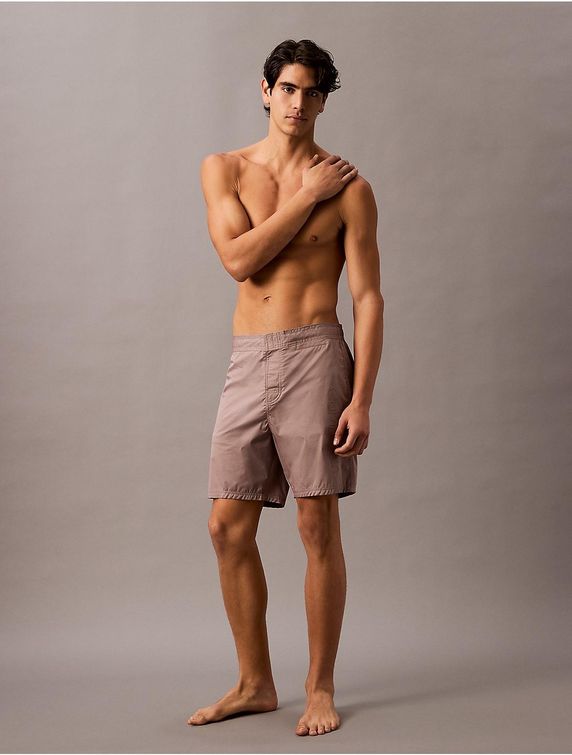 Calvin Klein Mens Solid 7 Swim Shorts Product Image