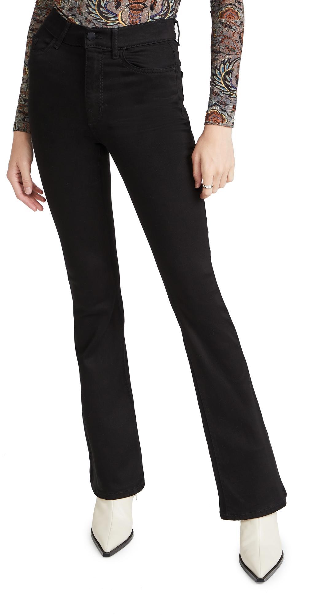 DL1961 Bridget Boot High Rise Instasculpt Jeans Hail 23 Product Image