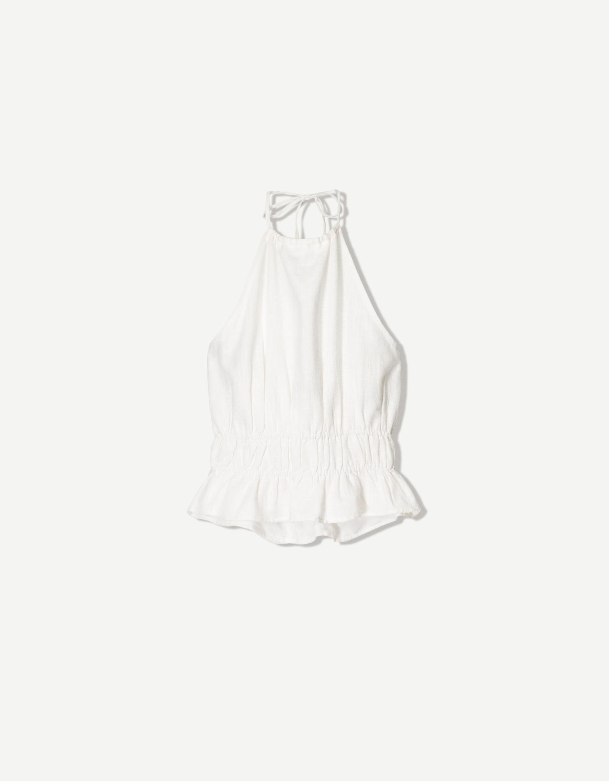 Rustic top with gathering Product Image