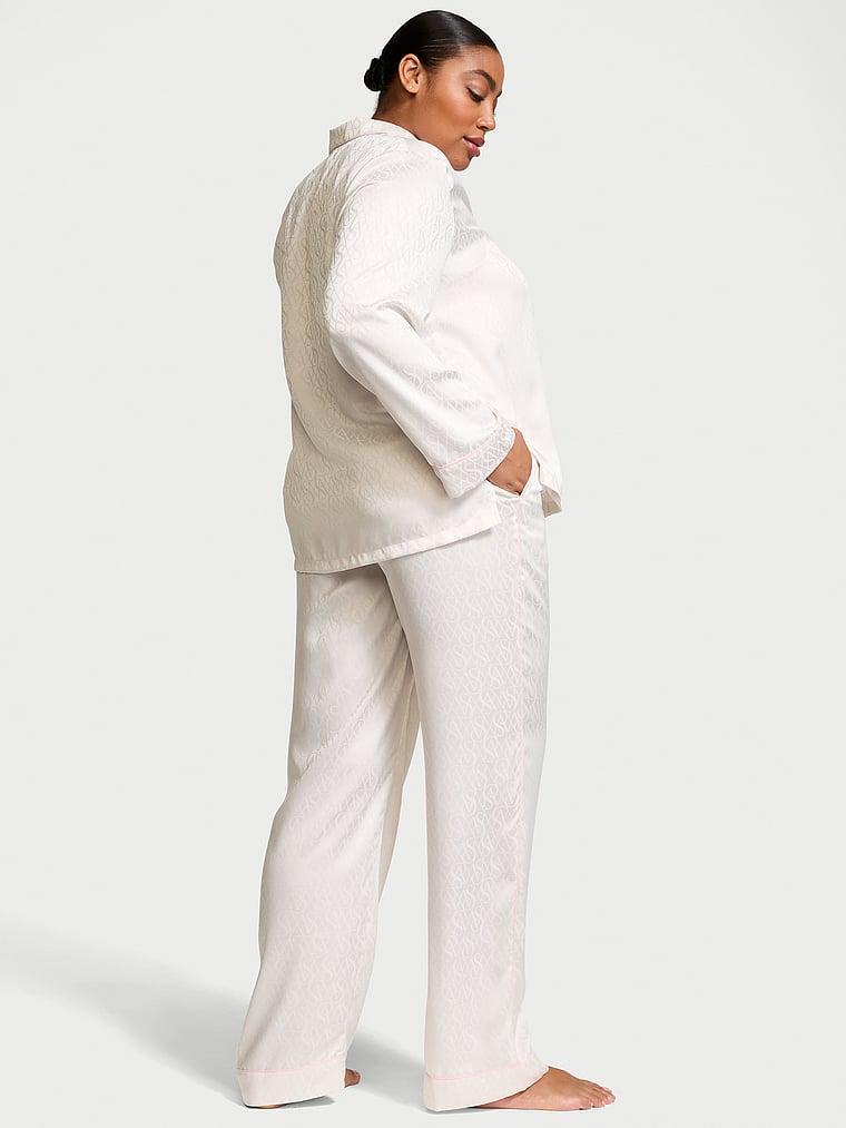 Satin Long Pajama Set Product Image