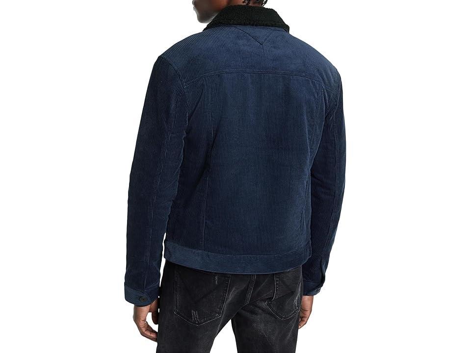 John Varvatos Sawyer Trucker Jacket O2278W24 (Deep ) Men's Coat Product Image