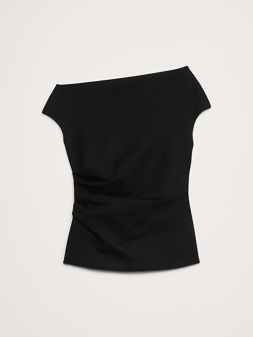 Everywhere Ponte One-Shoulder Top Product Image