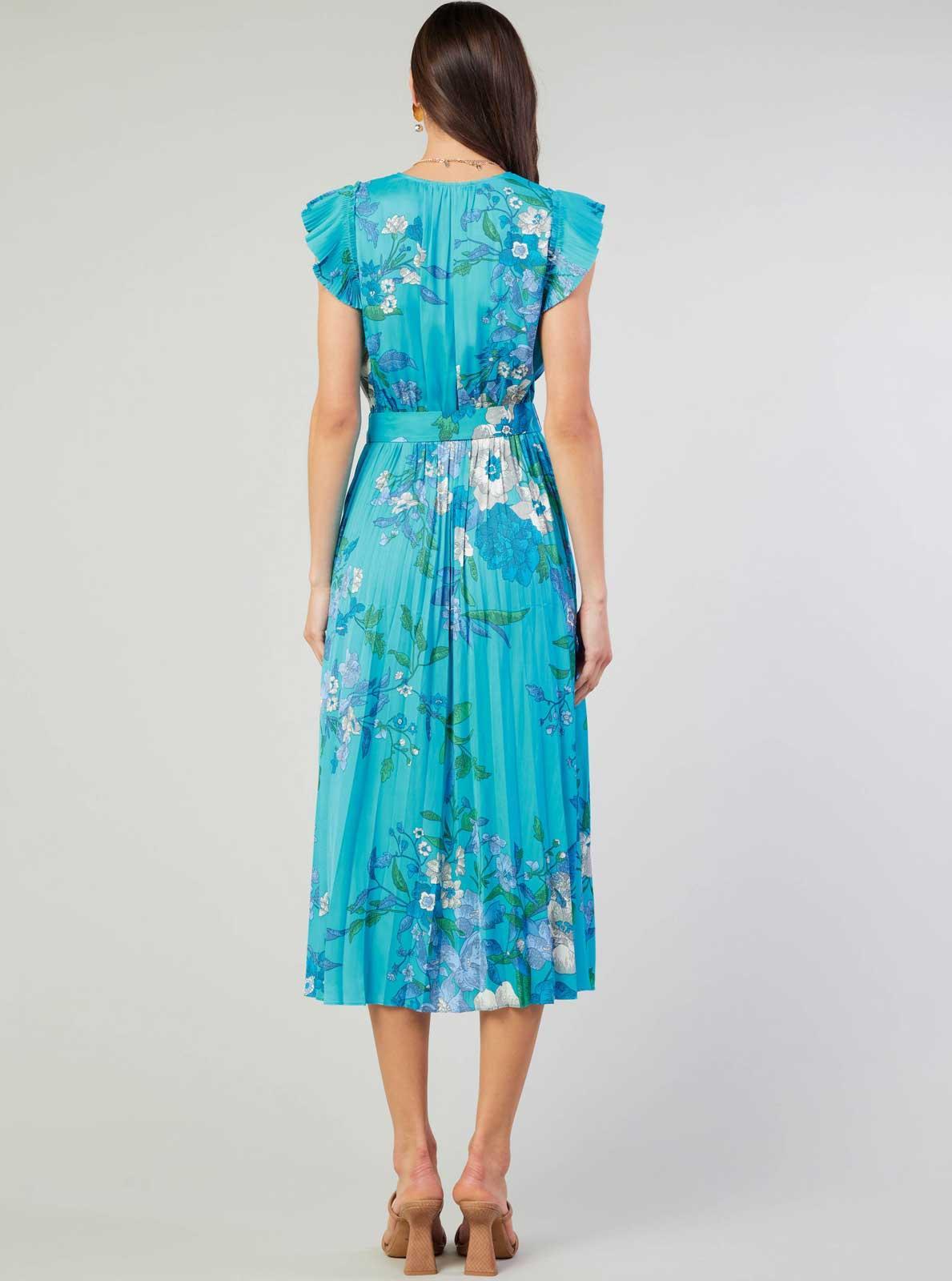 Floral Surplus Midi Dress Product Image