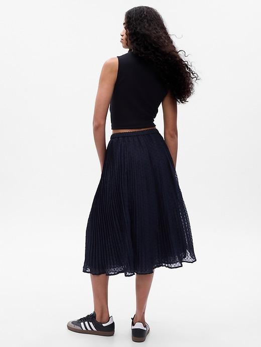 Pleated Midi Skirt Product Image