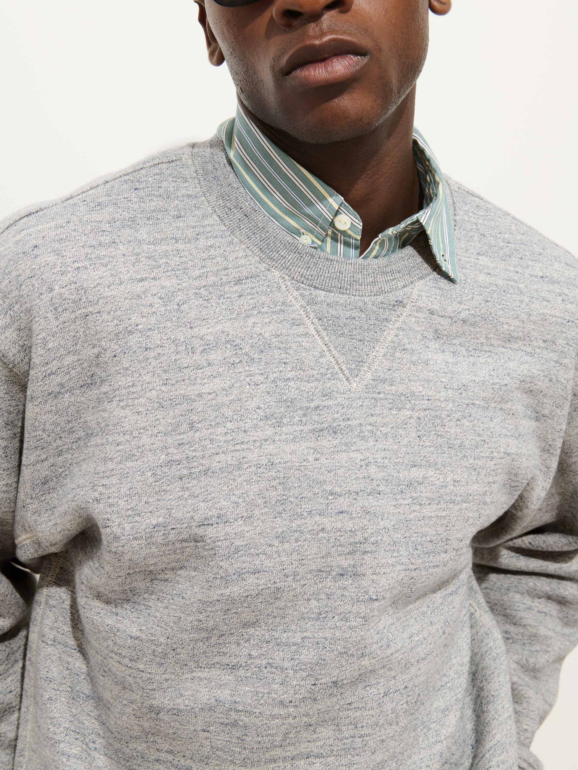 Marlon Sweatshirt In Heather Fleece Product Image