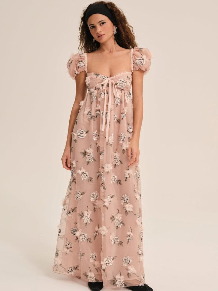 Blushing Rose Maxi Dress — Pink Product Image