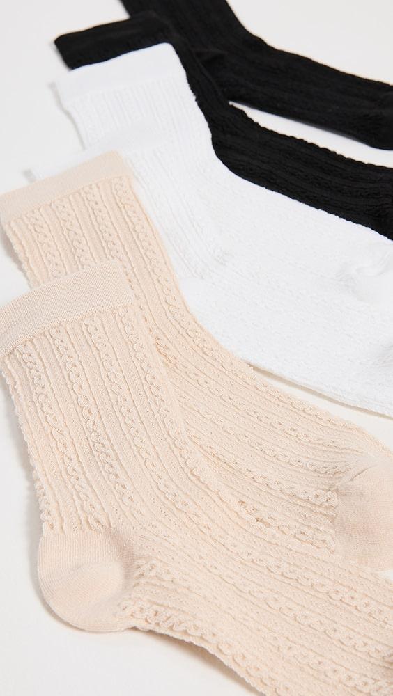 Stems Delicate Knit Socks | Shopbop Product Image