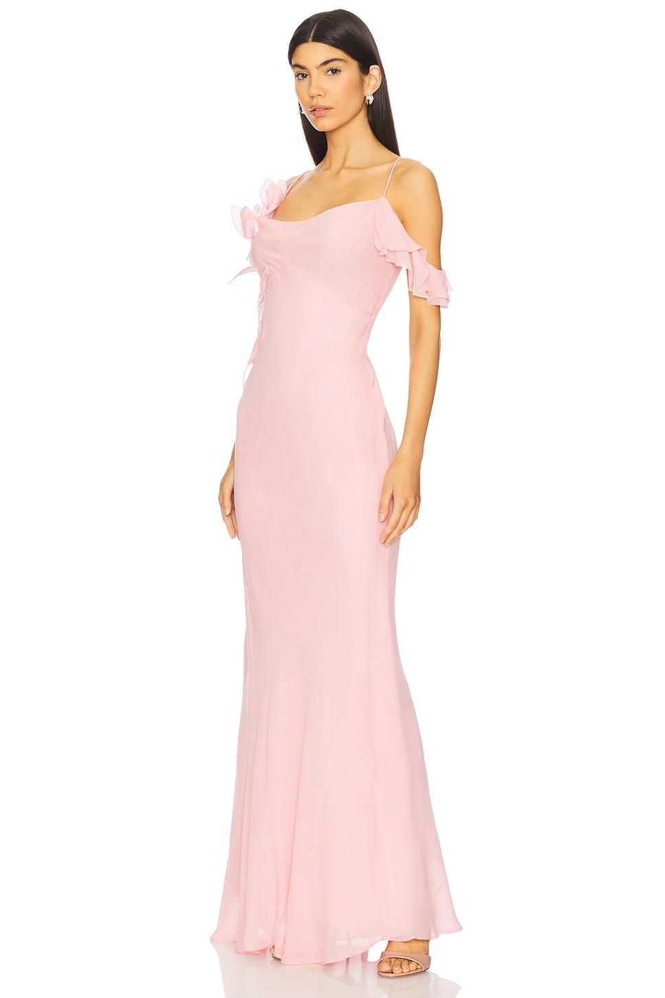 Georgette Flower Maxi Dress self-portrait Product Image