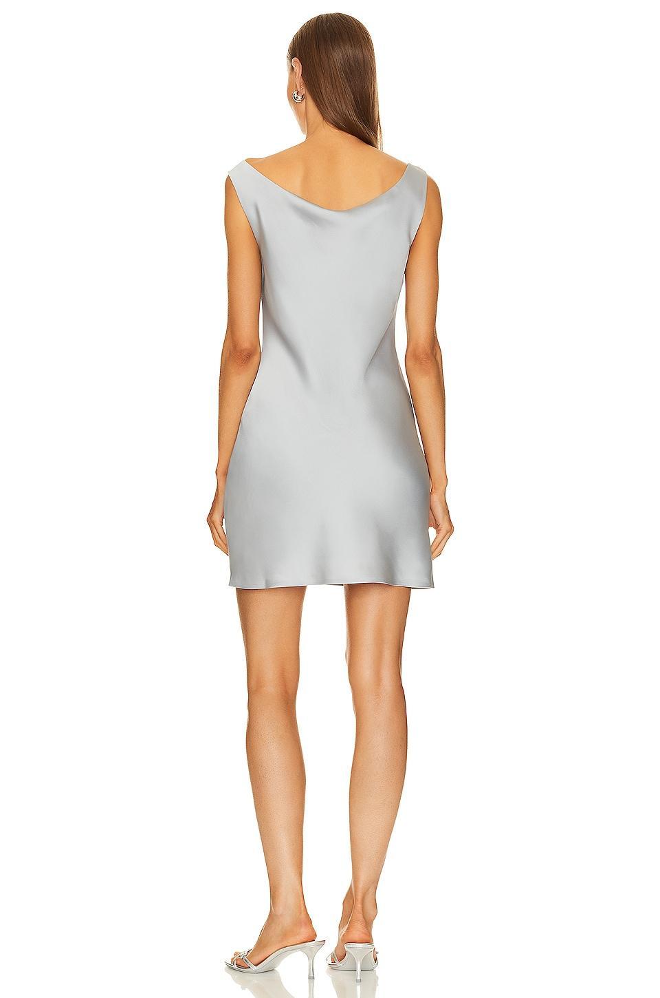 Deep Drape Neck Mini Dress Norma Kamali Product Image