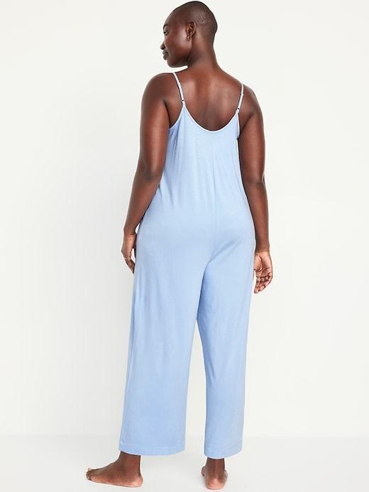 Knit Jersey Pajama Jumpsuit Product Image