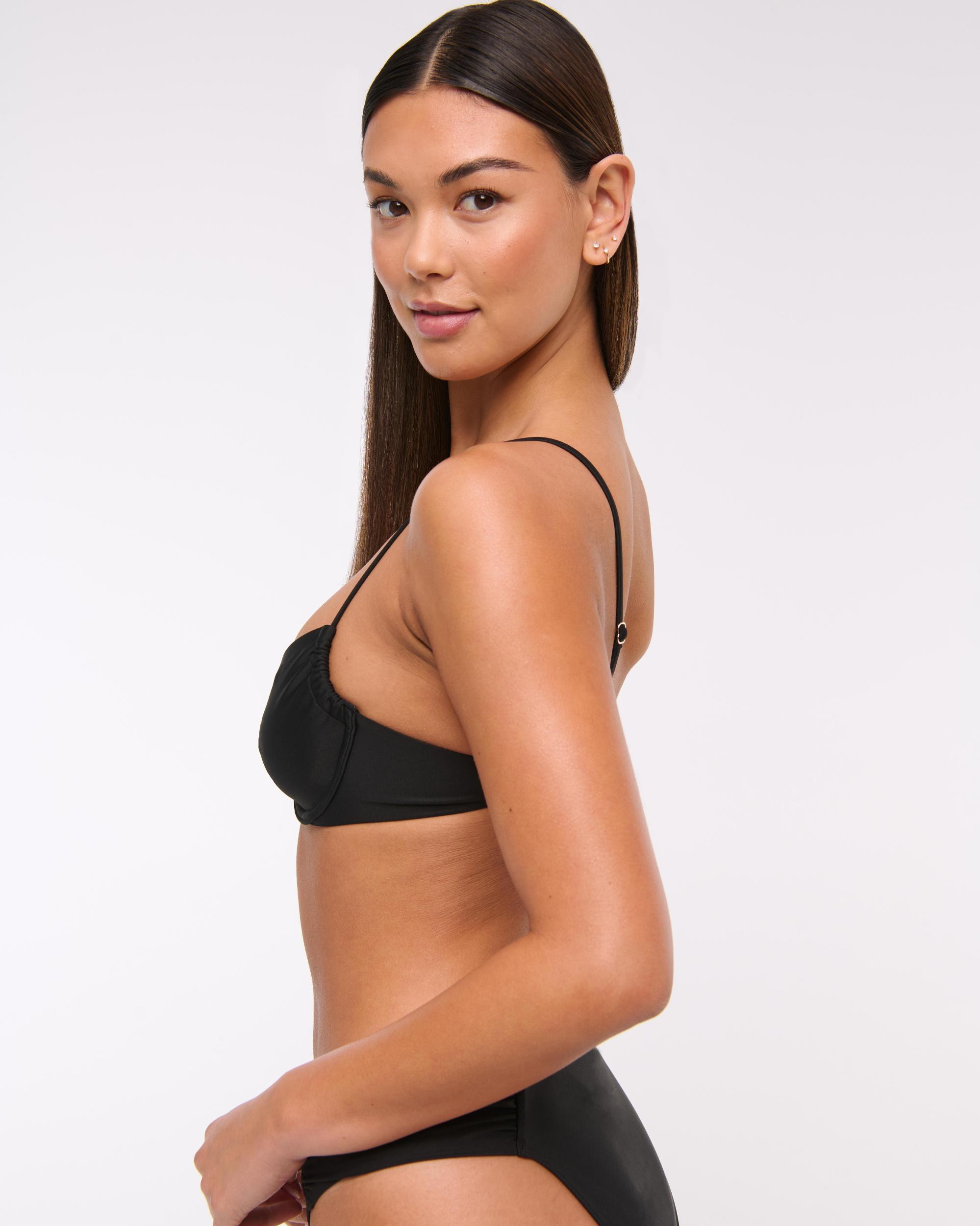 Ruched Underwire Bikini Top Product Image