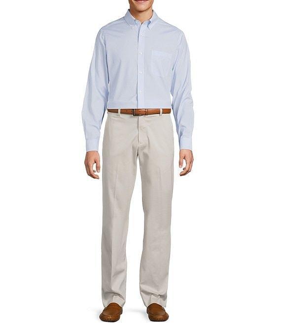 Gold Label Roundtree & Yorke Slim Fit Non-Iron Long Sleeve Geometric Print Sport Shirt Product Image