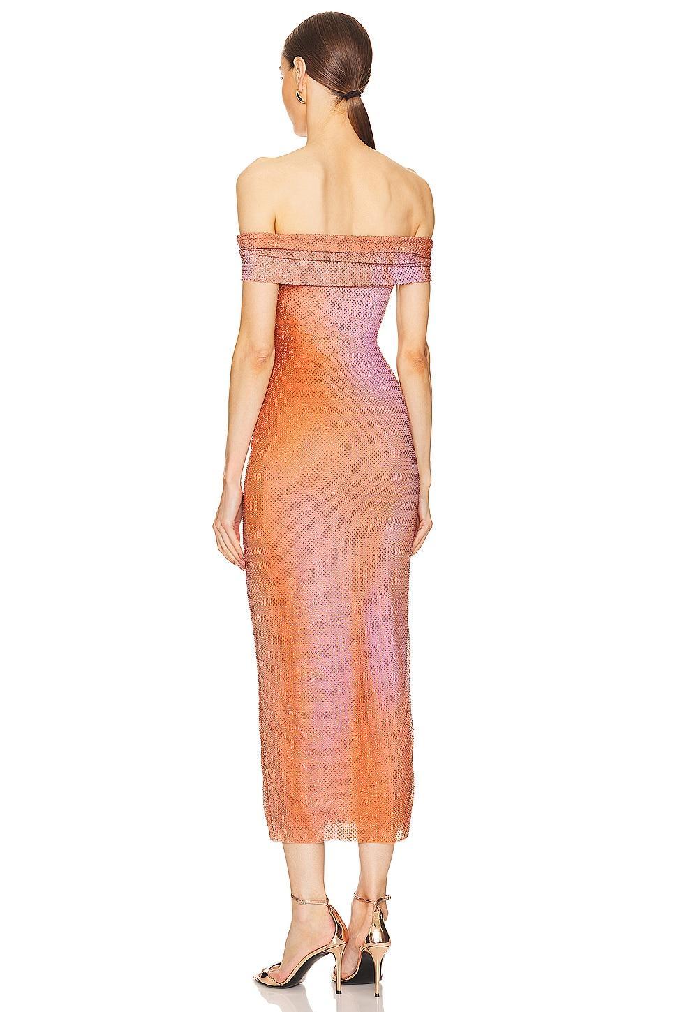 Rhinestone Midi Dress self-portrait Product Image