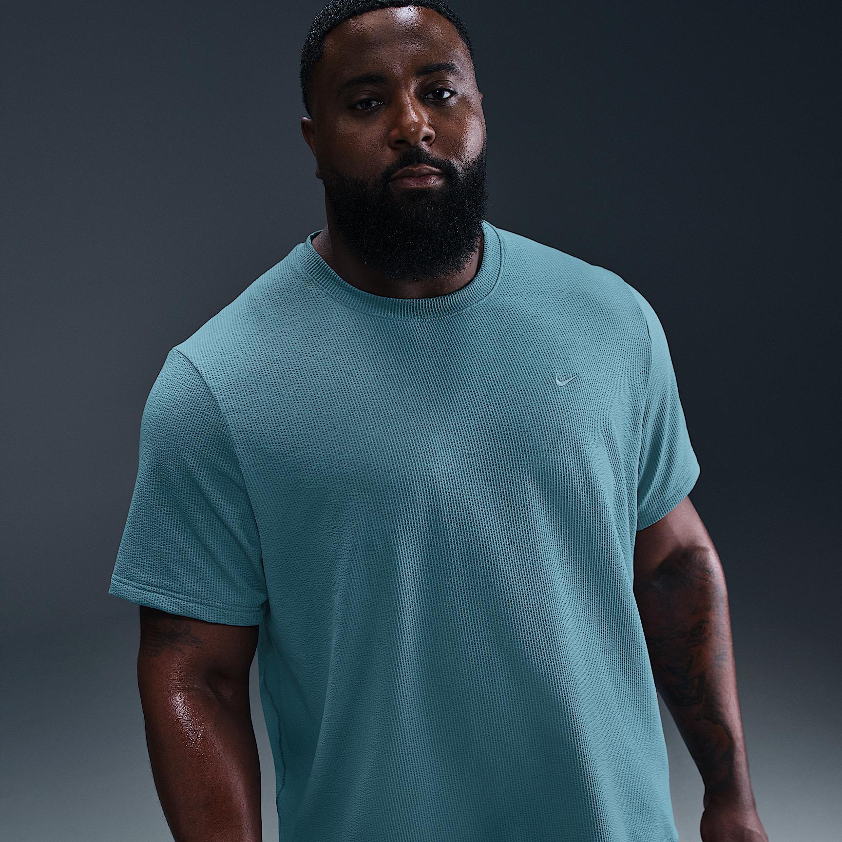 Nike Men's Primary Dri-FIT Seersucker Short-Sleeve Versatile Top Product Image
