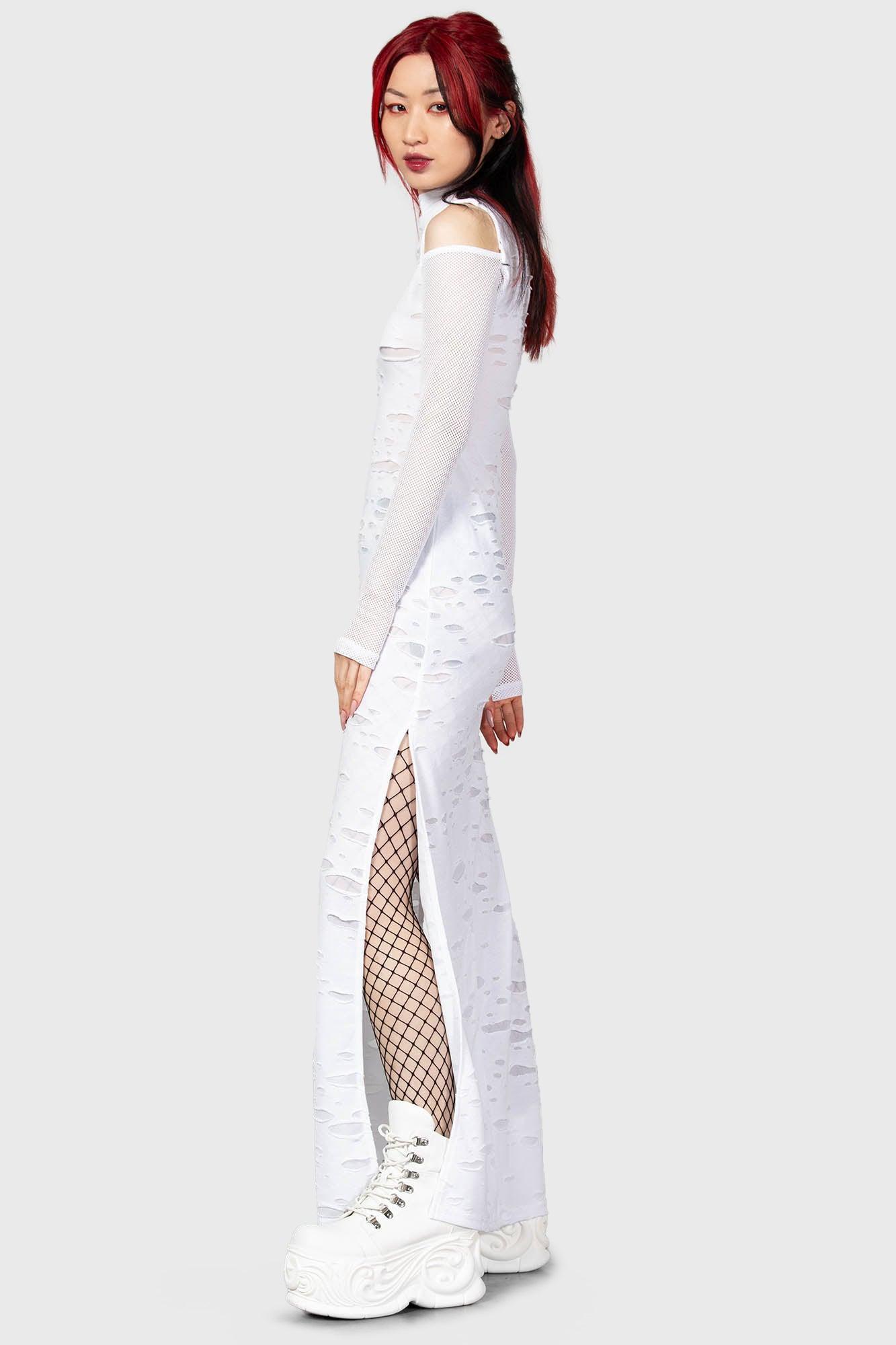 Biters Maxi Dress [WHITE] Female Product Image