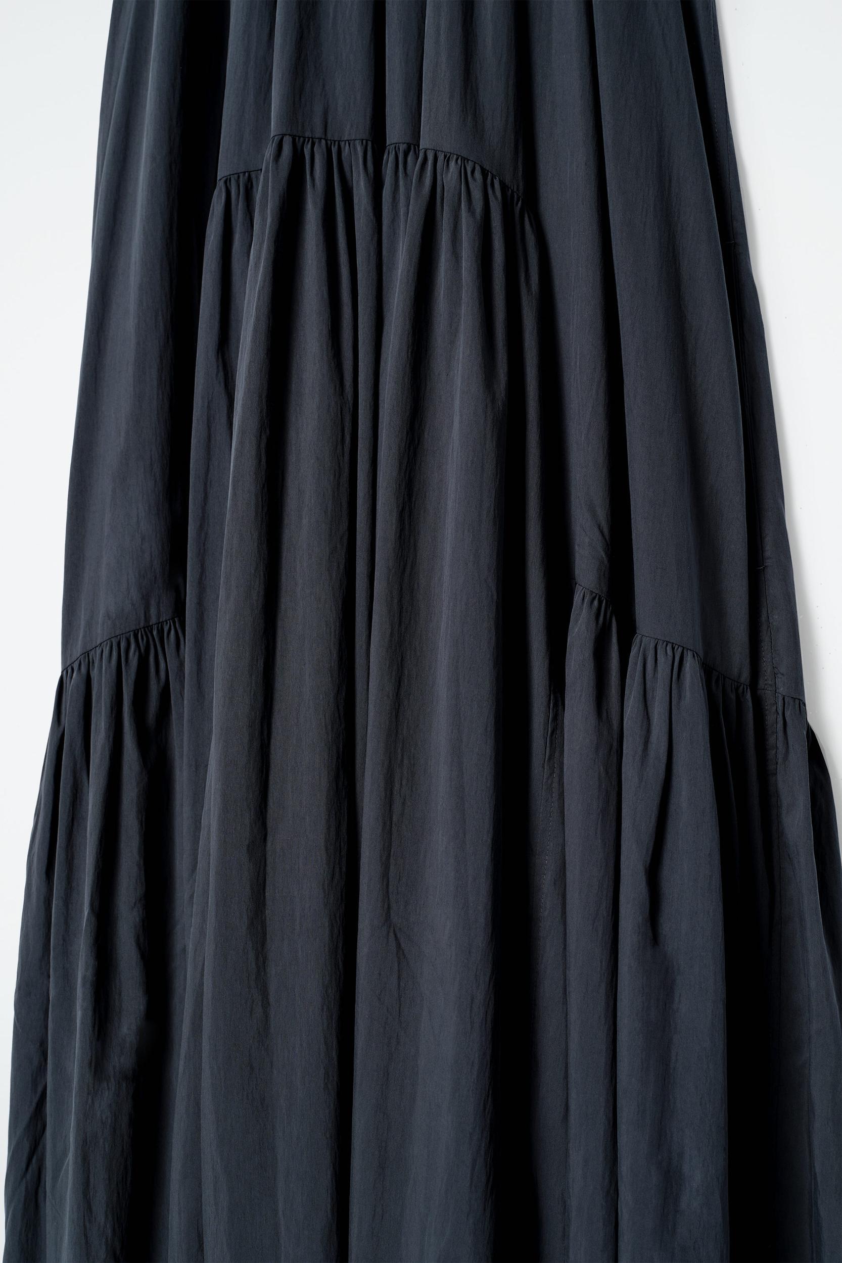 GATHERED HALTERNECK MAXI DRESS Product Image