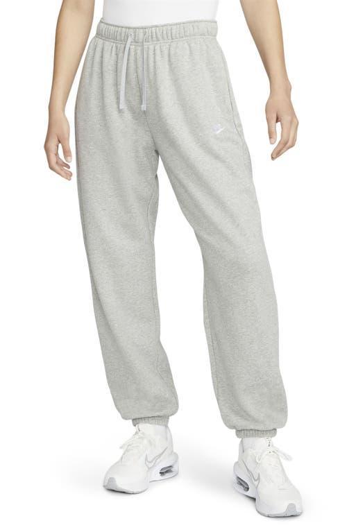 Women's Nike Sportswear Oversized Club Fleece Sweatpants, Size: XXL, Gray Grey Product Image