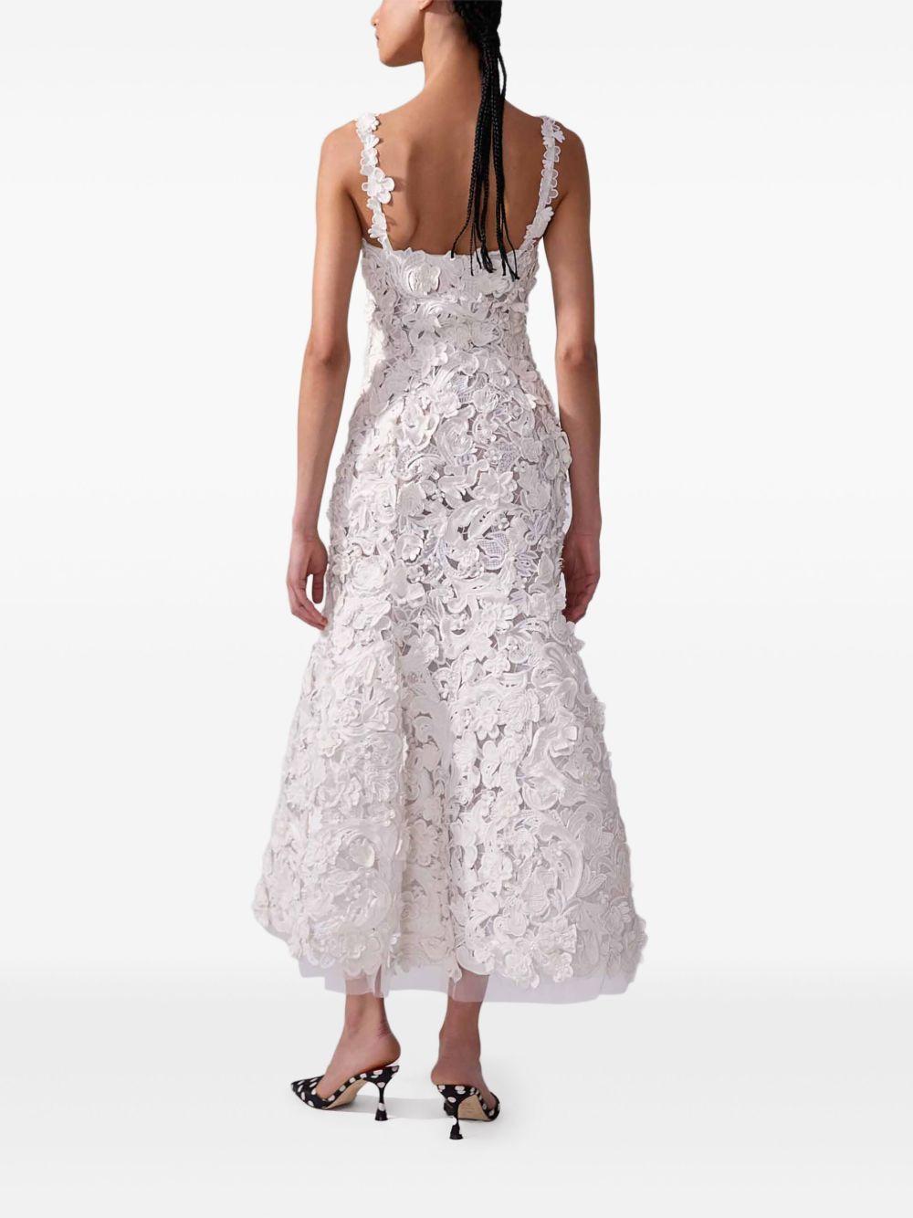 embroidered midi dress Product Image