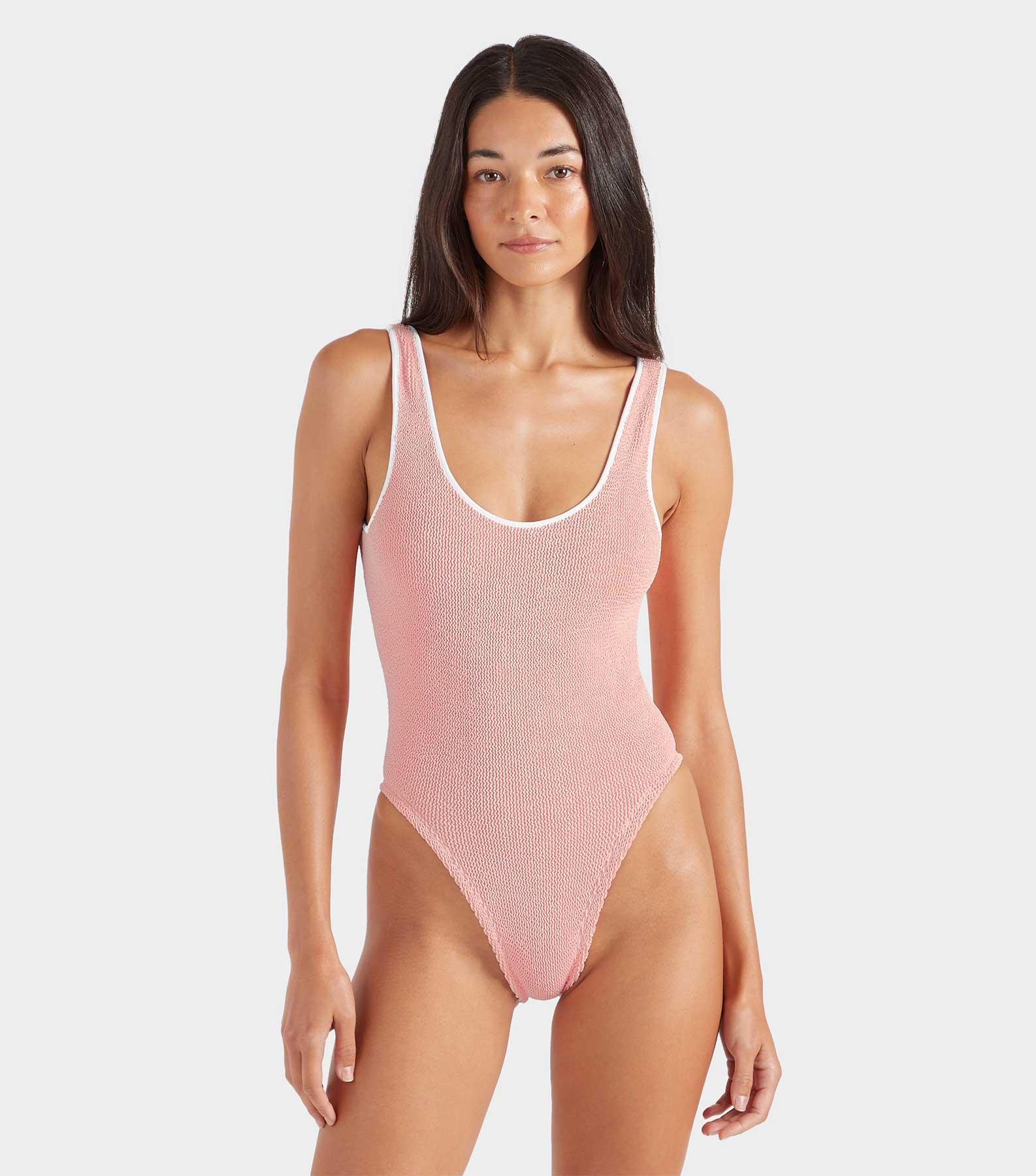Faye Swim - Peach/White Product Image